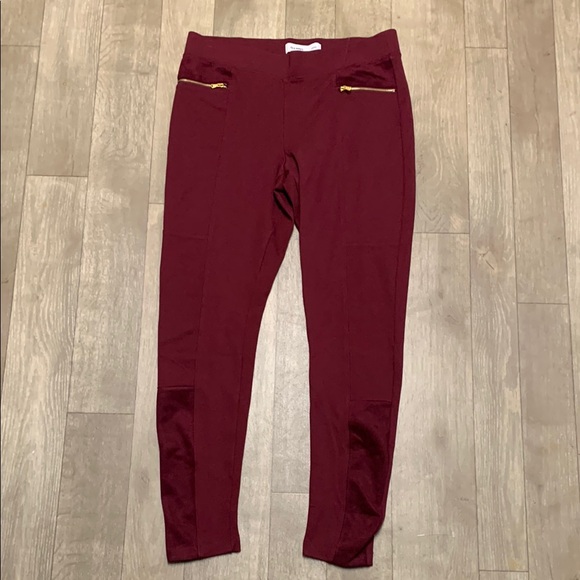 Womens NWOT Old Navy Stevie Suede Trim‎ Skinny Pull On Pants - Picture 2 of 8